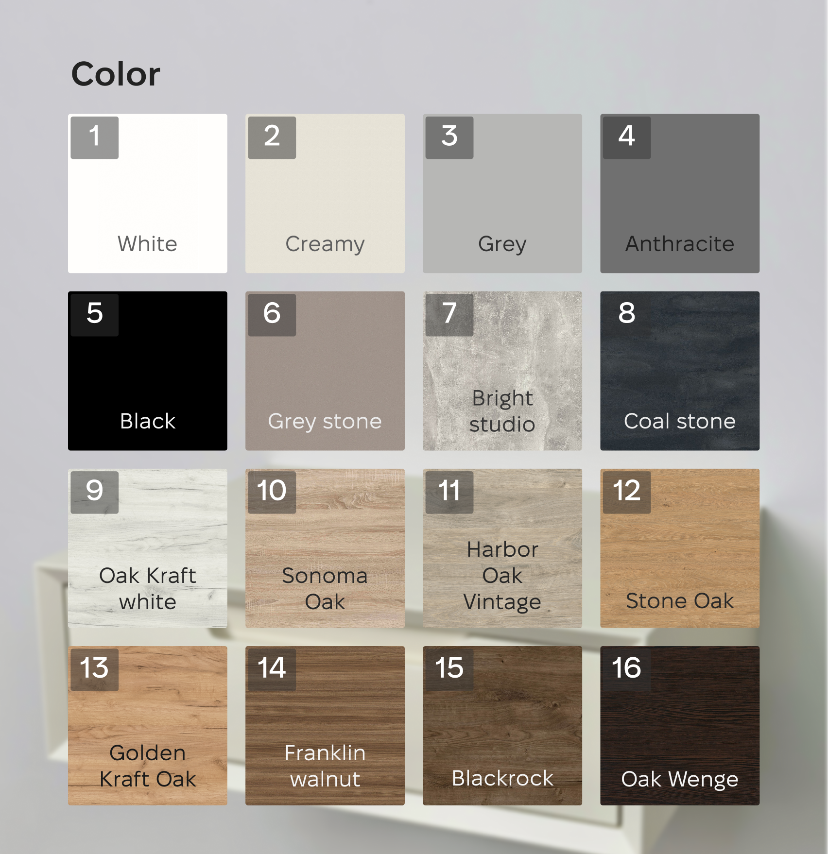 Modern Nightstand with Locked Hidden Storage B22