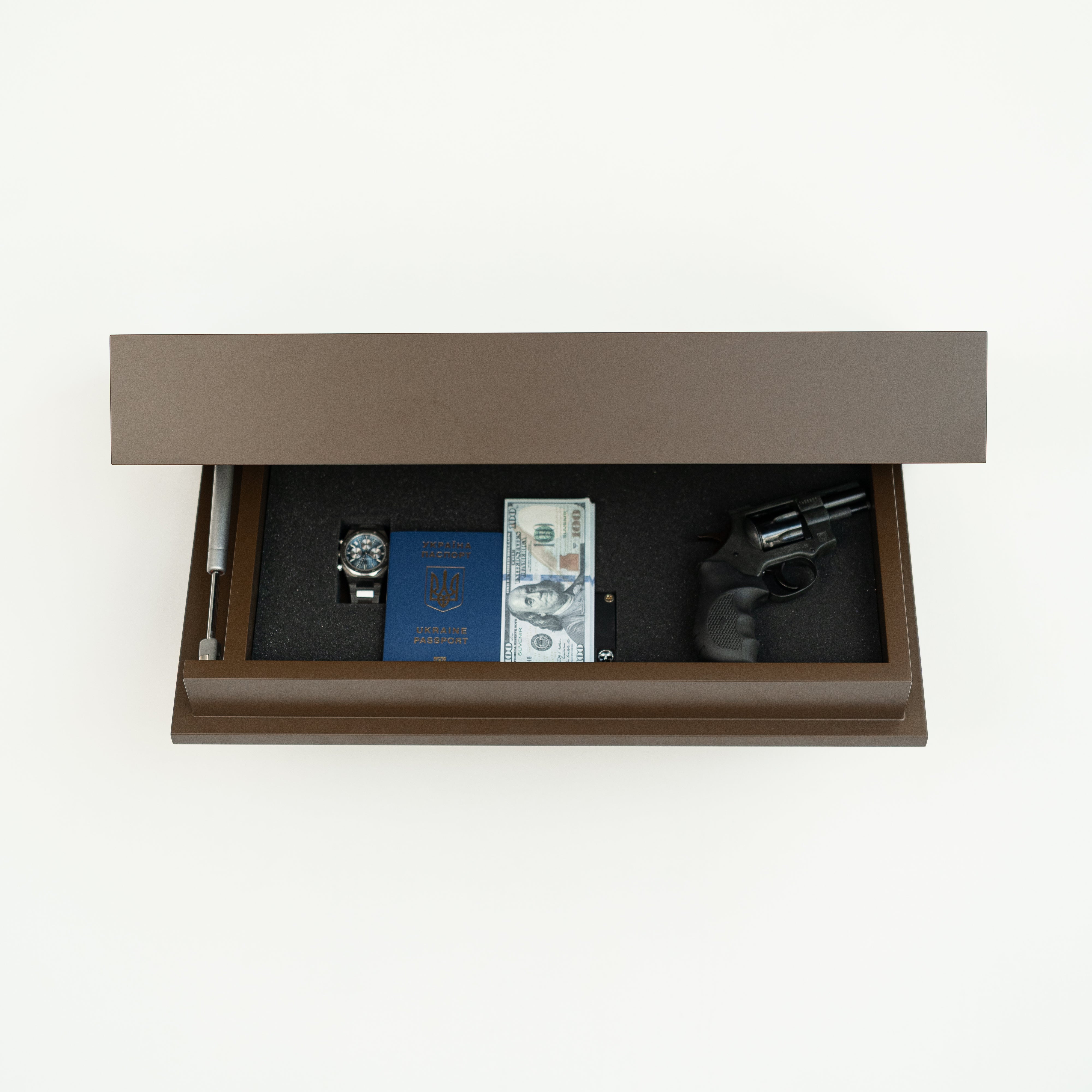 Hidden Wall-Mounted Safe Drawer A12