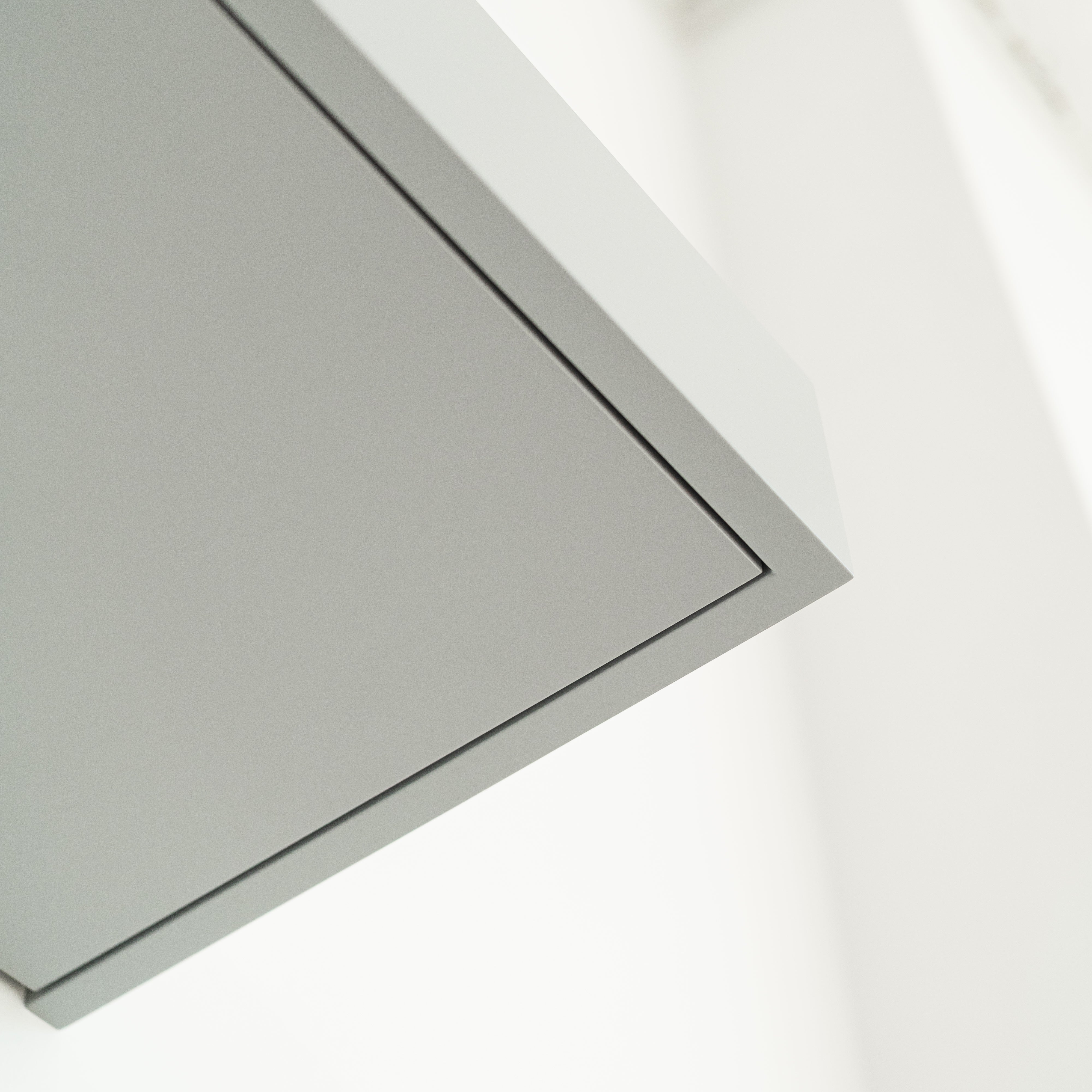 Versteckte Wandtresorschublade - Fenstergrau