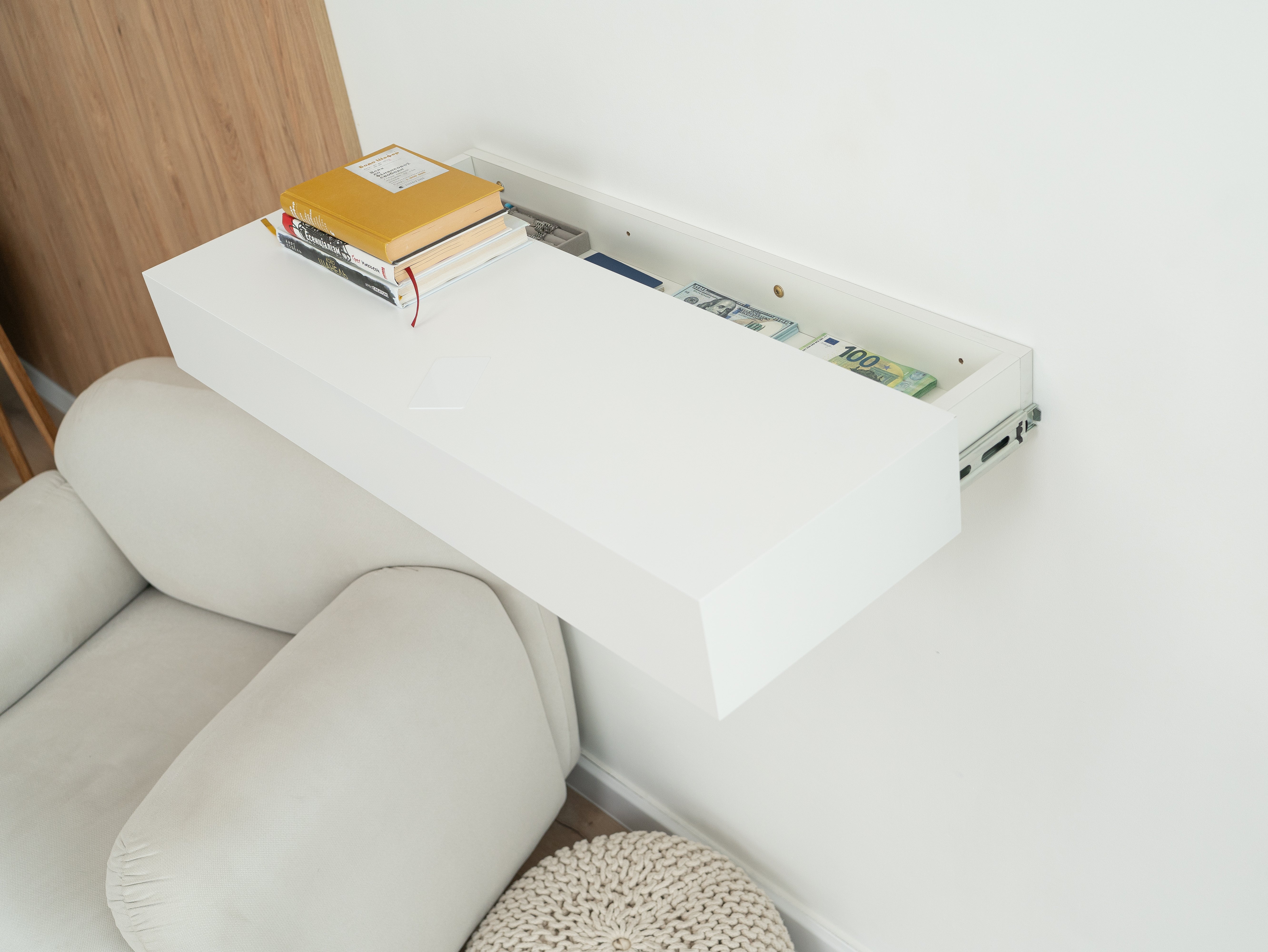 Floating Hidden Safe Shelf: Model A14