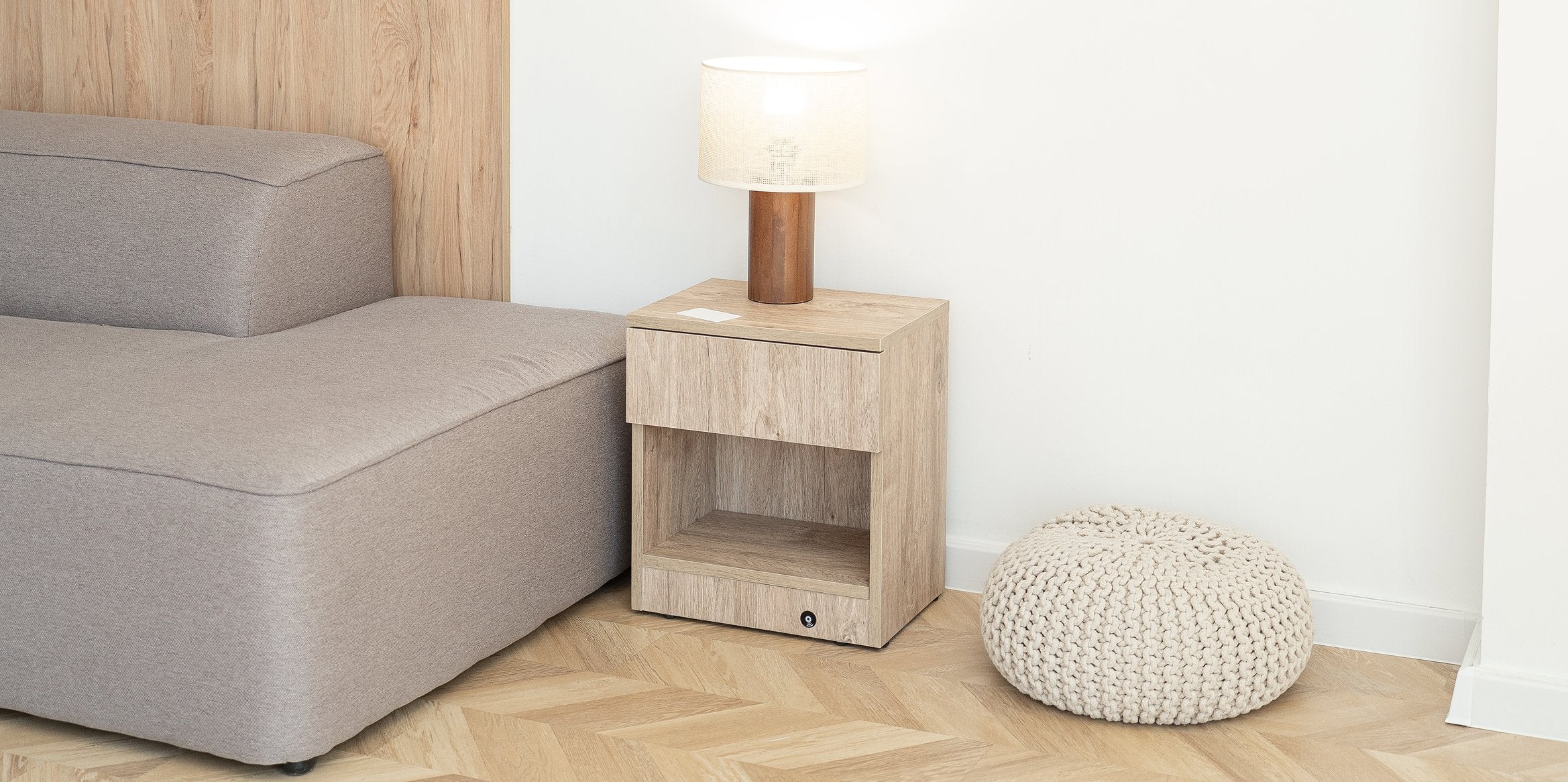 Nightstand with hidden compartment: Model В22