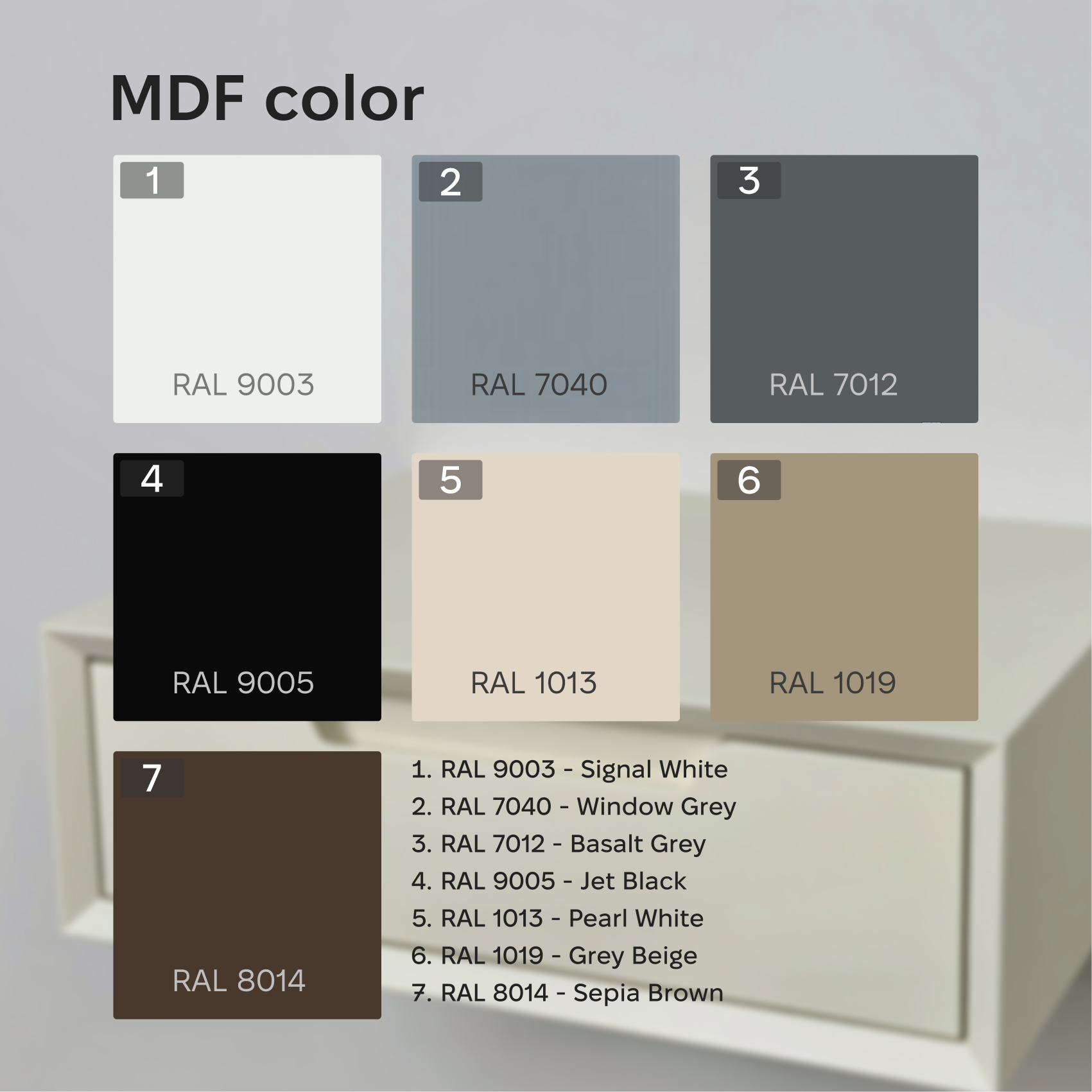 Smart Hidden Drawer Shelf - Sepia Brown