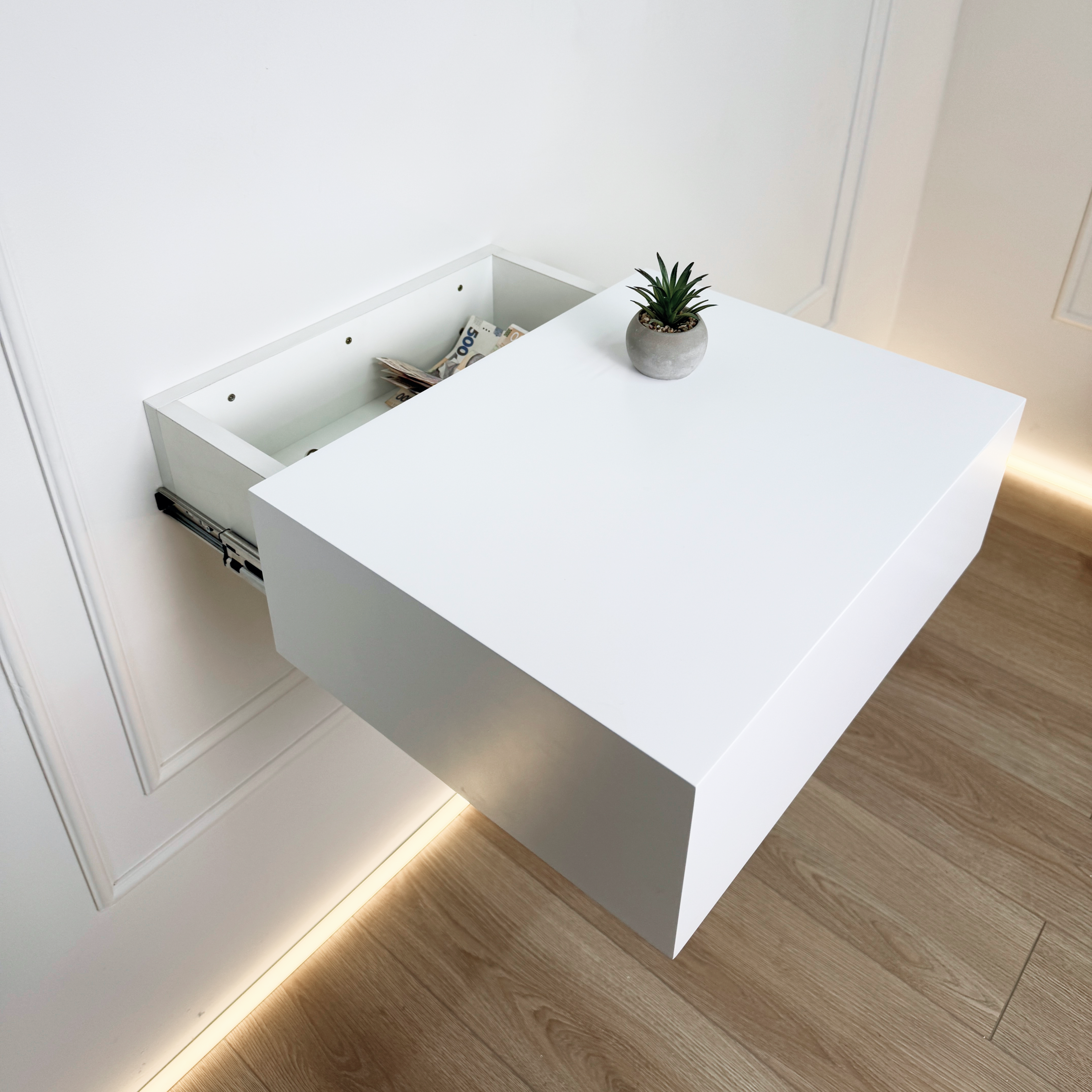 Hidden Storage Drawer for valuables