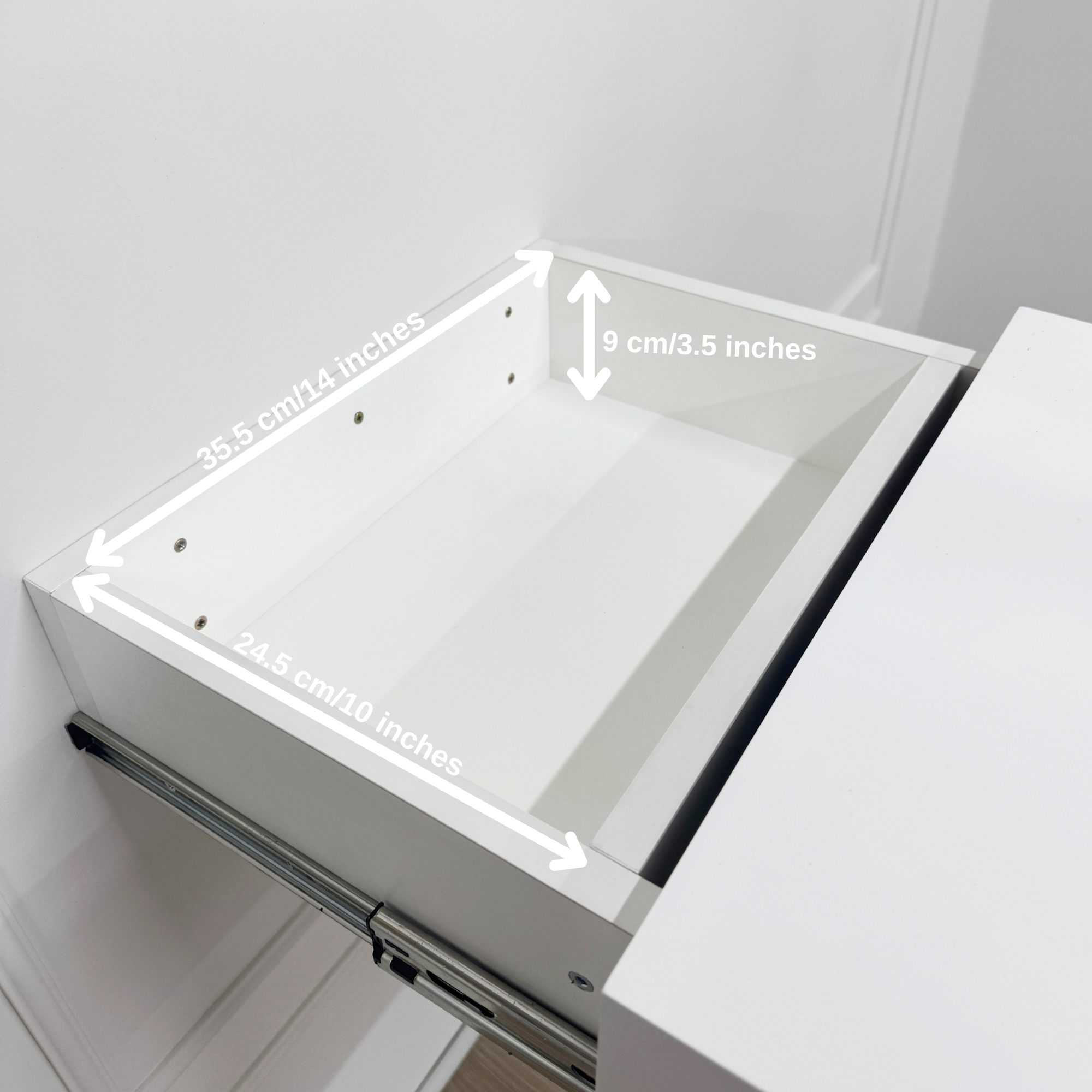 Hidden Storage Drawer for valuables