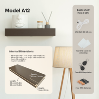 Hidden Wall-Mounted Safe Drawer A12