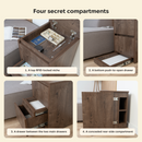 Nachttisch mit abschließbarem, verstecktem Stauraum B26