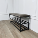 Bench with shoe storage