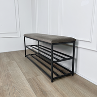 Bench with shoe storage