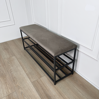 Bench with shoe storage