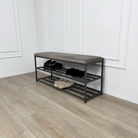 Bench with shoe storage