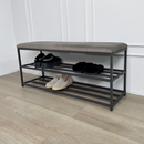 Bench with shoe storage