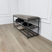 Bench with shoe storage