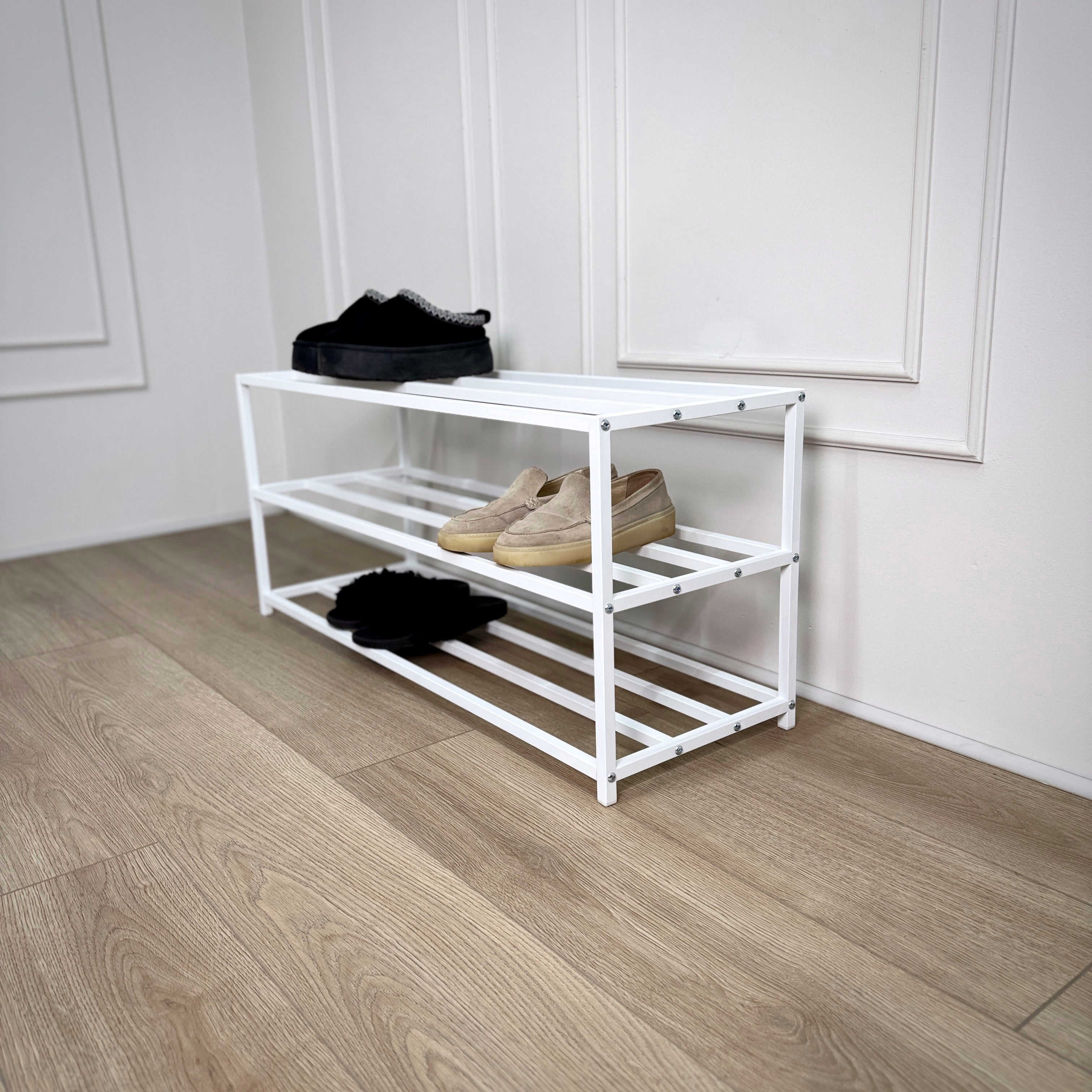 Foldable Metal Shoe Organizer