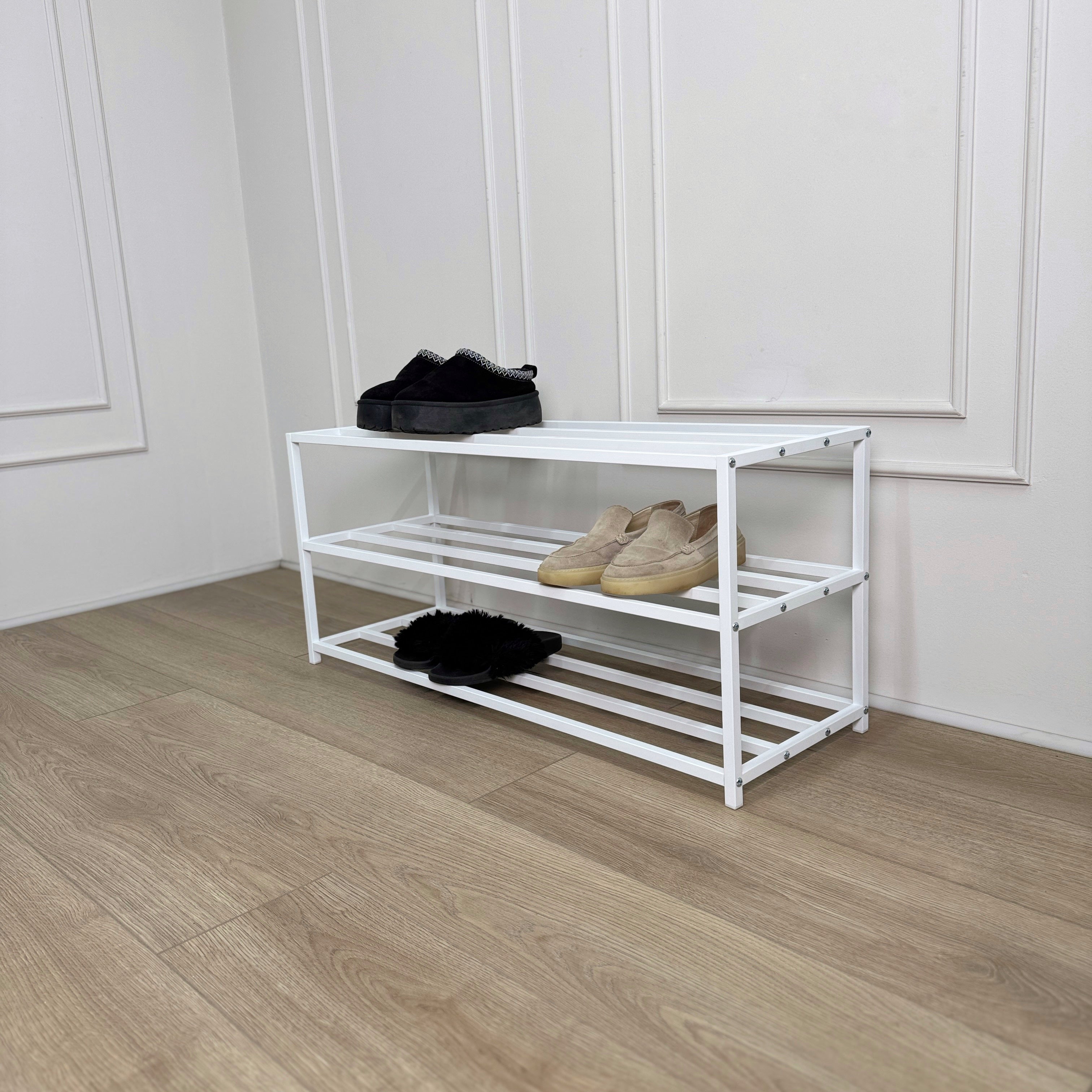 Foldable Metal Shoe Organizer