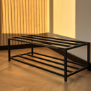 Unassembled Metal Shoe Rack