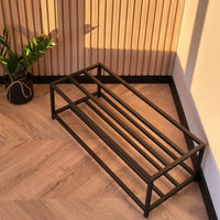Unassembled Metal Shoe Rack