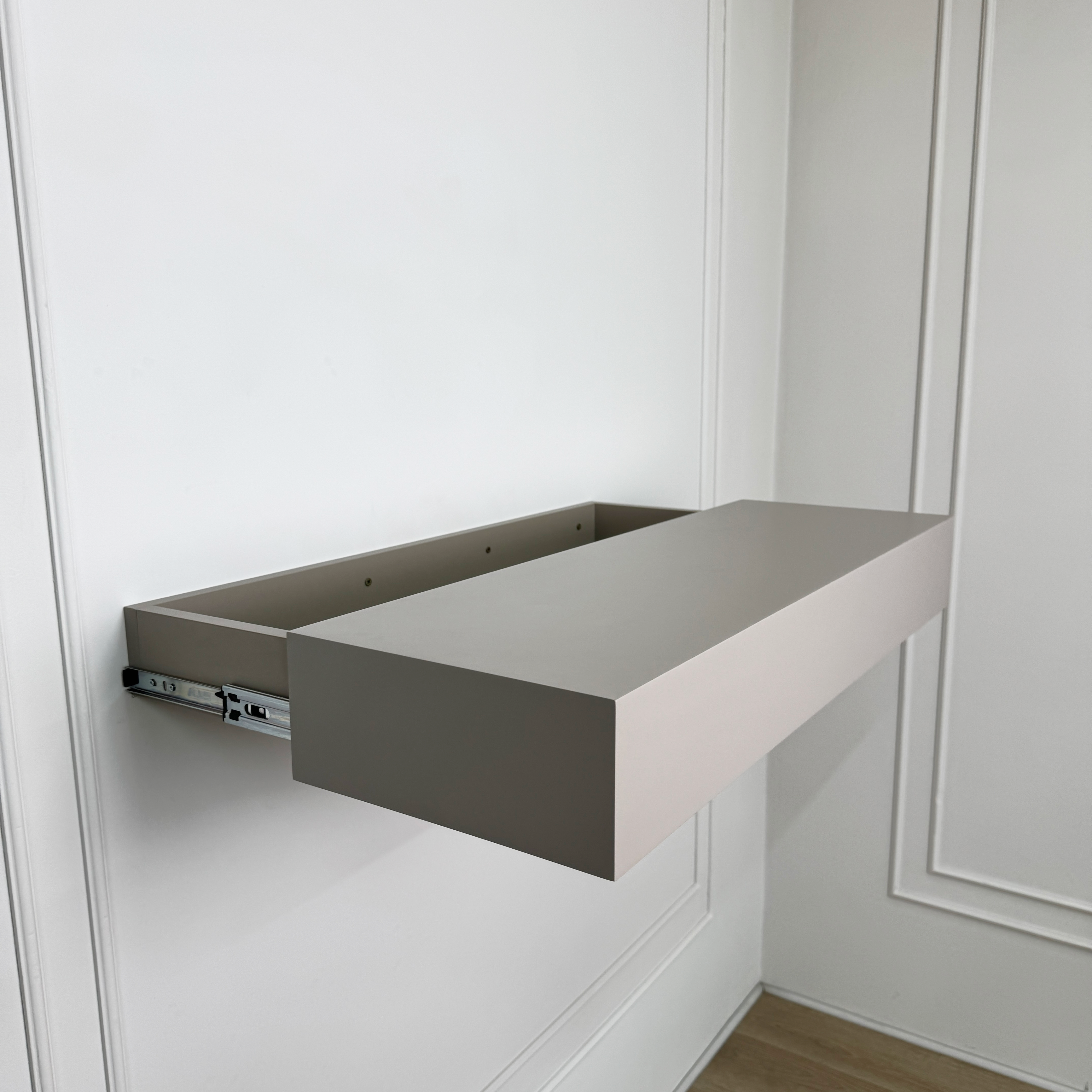 Hidden Storage Shelf with RFID Card Lock