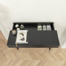 Console Table with Hidden RFID Lock Drawer - Jet Black