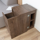 Bedside table with Locked Hidden Storage B26