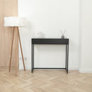 Console Table with Hidden RFID Lock Drawer - Jet Black