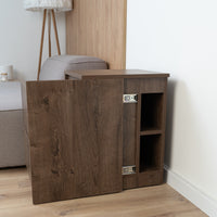 Bedside table with Locked Hidden Storage B26