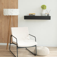 Smart Hidden Drawer Shelf - Jet Black