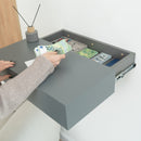 Smart Hidden Drawer Shelf - Basalt Gray