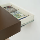 Smart Hidden Drawer Shelf - Sepia Brown