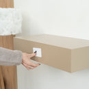 Smart Hidden Drawer Shelf - Gray Beige