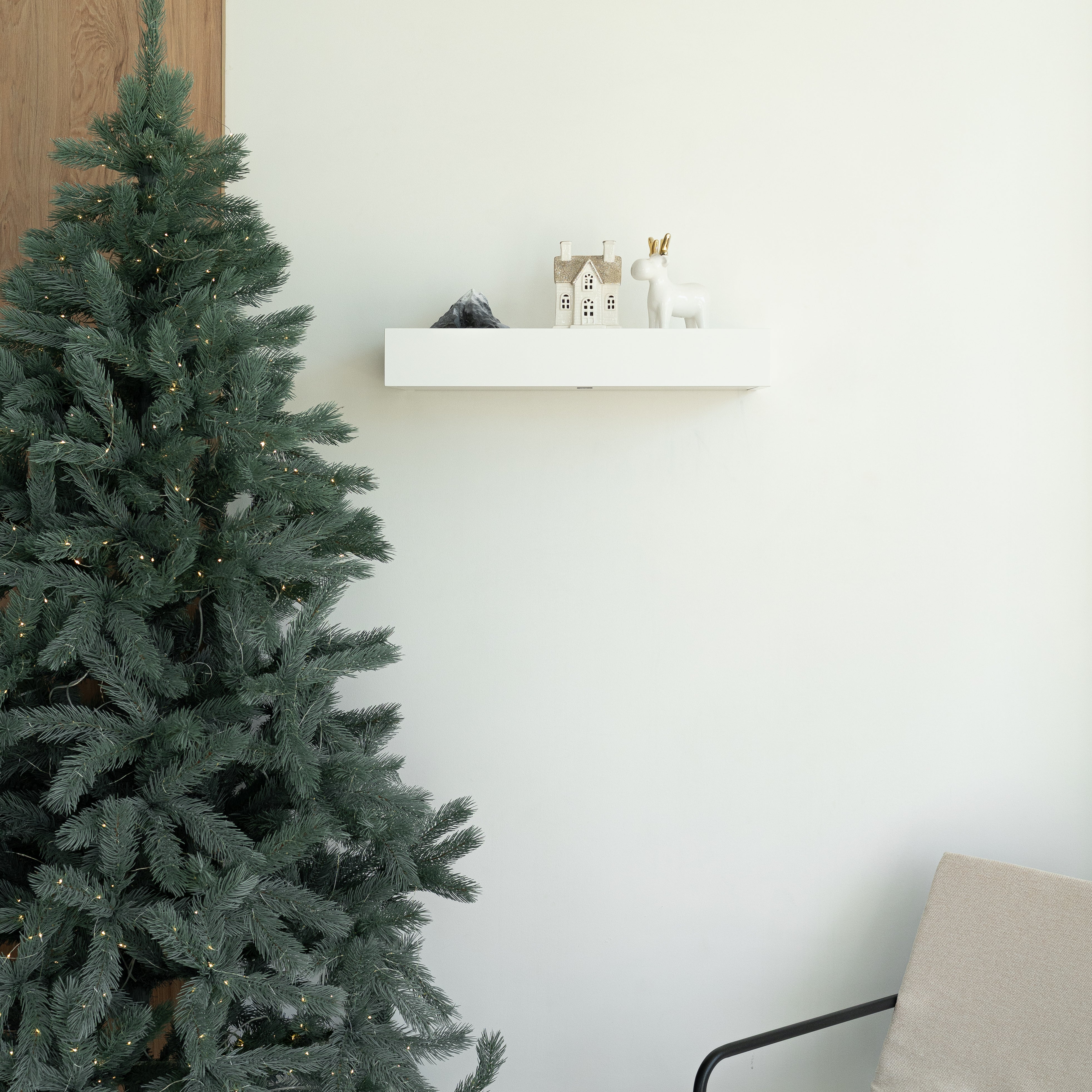 Hidden Wall-Mounted Safe Drawer with Mountain