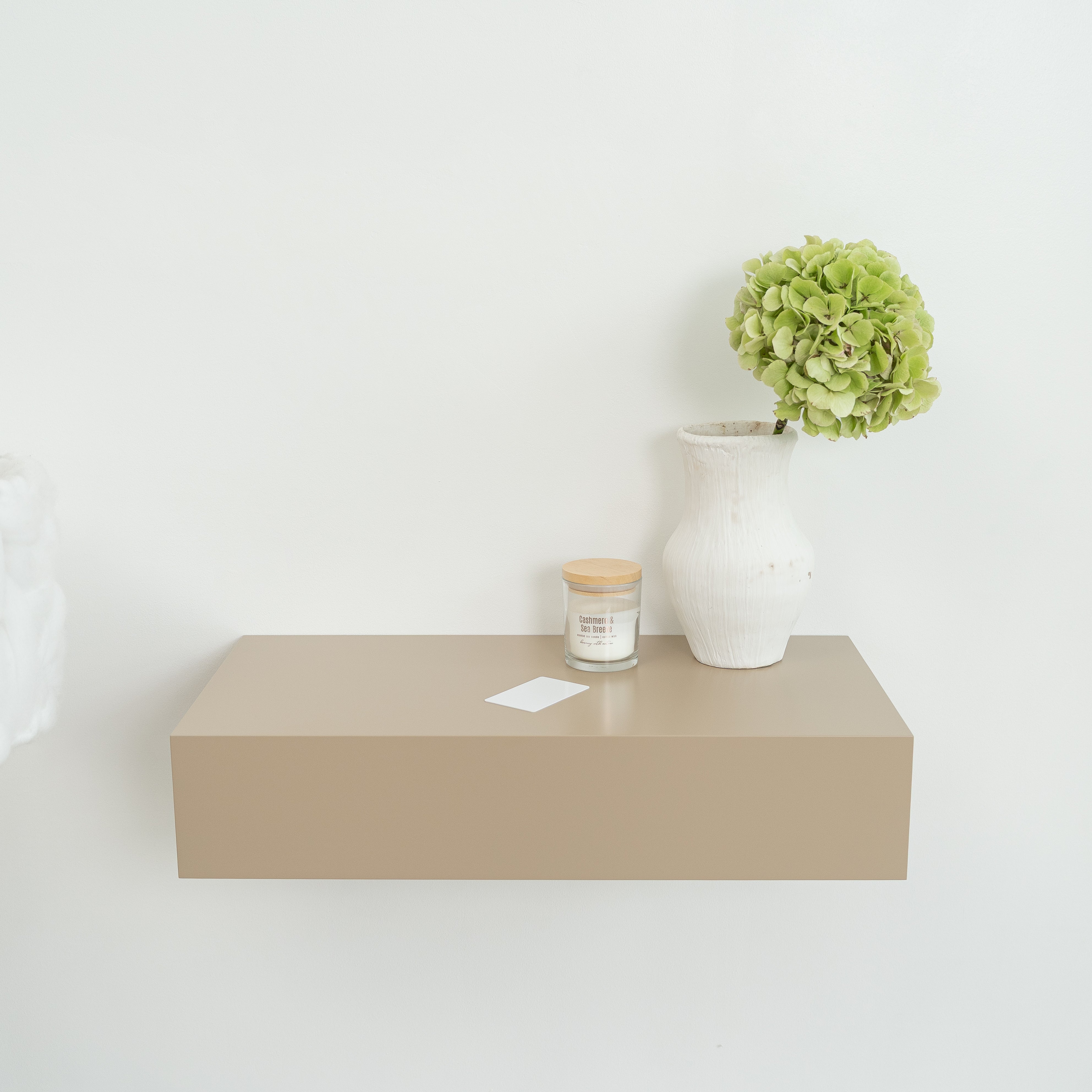 Smart Hidden Drawer Shelf - Gray Beige