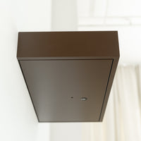 Hidden Wall-Mounted Safe Drawer - Sepia Brown