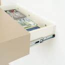 Smart Hidden Drawer Shelf - Gray Beige