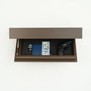Hidden Wall-Mounted Safe Drawer - Sepia Brown