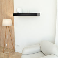 Hidden Wall-Mounted Safe Drawer - Jet Black