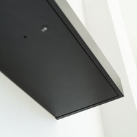Hidden Wall-Mounted Safe Drawer - Jet Black