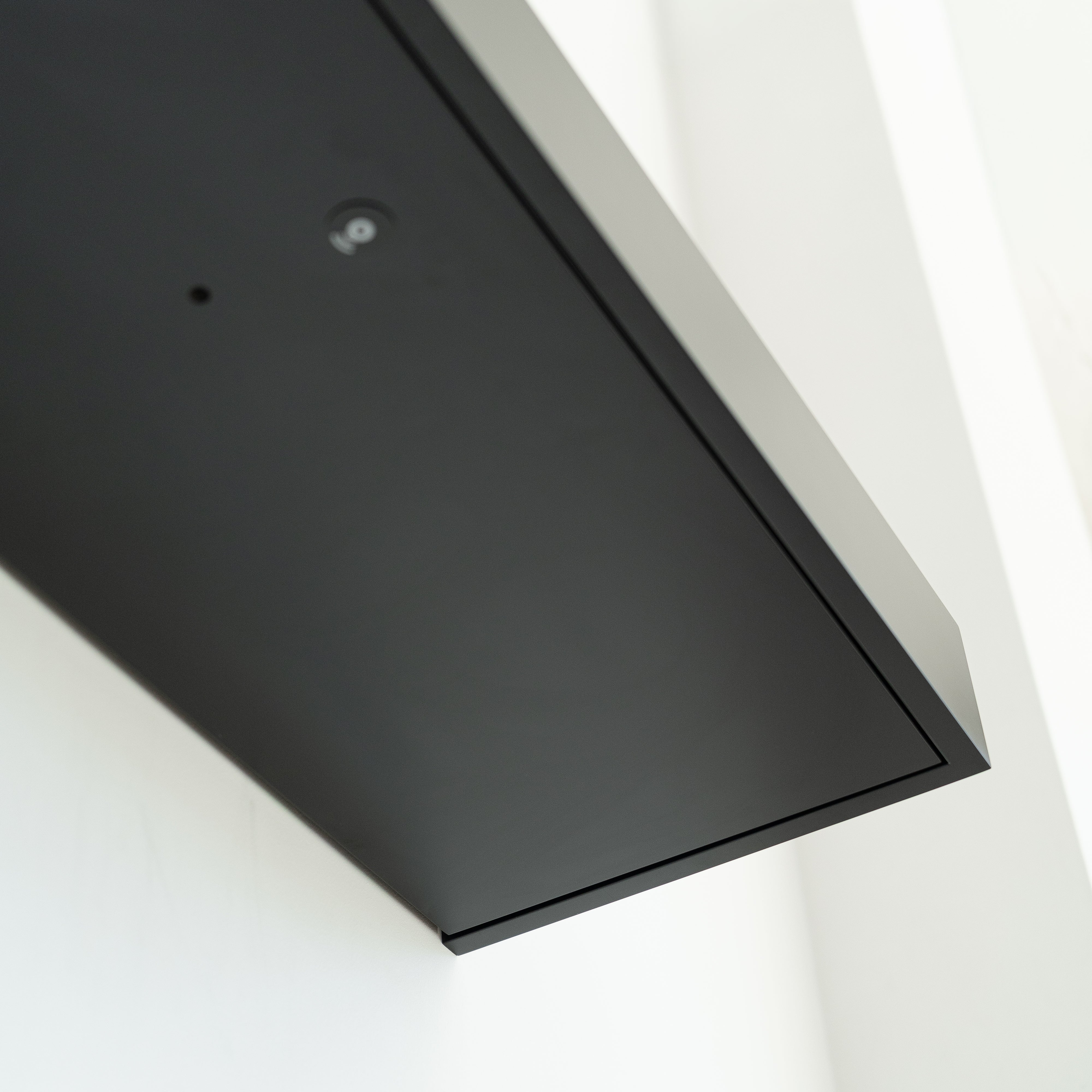 Hidden Wall-Mounted Safe Drawer - Jet Black