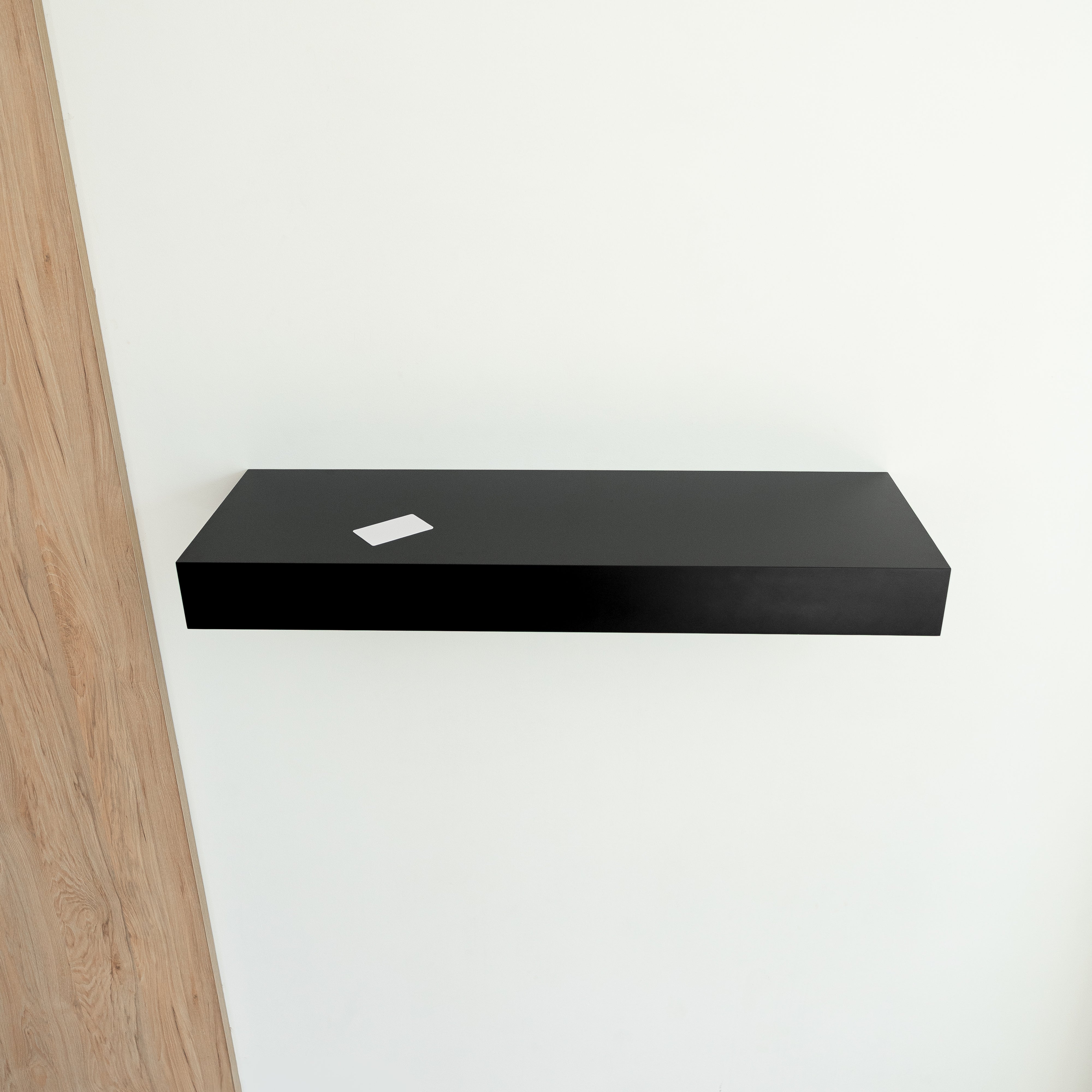 Hidden Wall-Mounted Safe Drawer - Jet Black