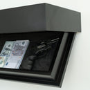 Hidden Wall-Mounted Safe Drawer - Jet Black