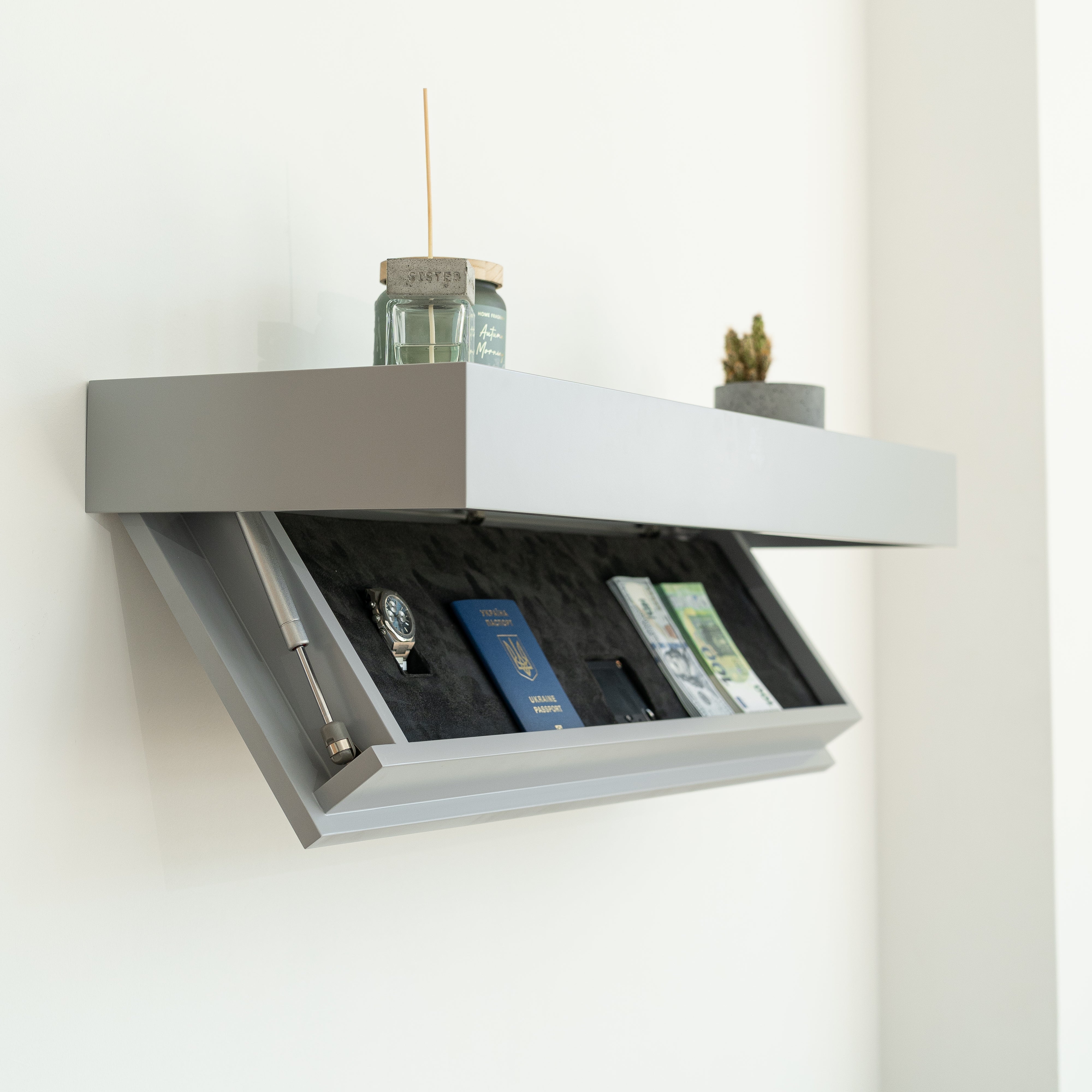 Hidden Wall-Mounted Safe Drawer