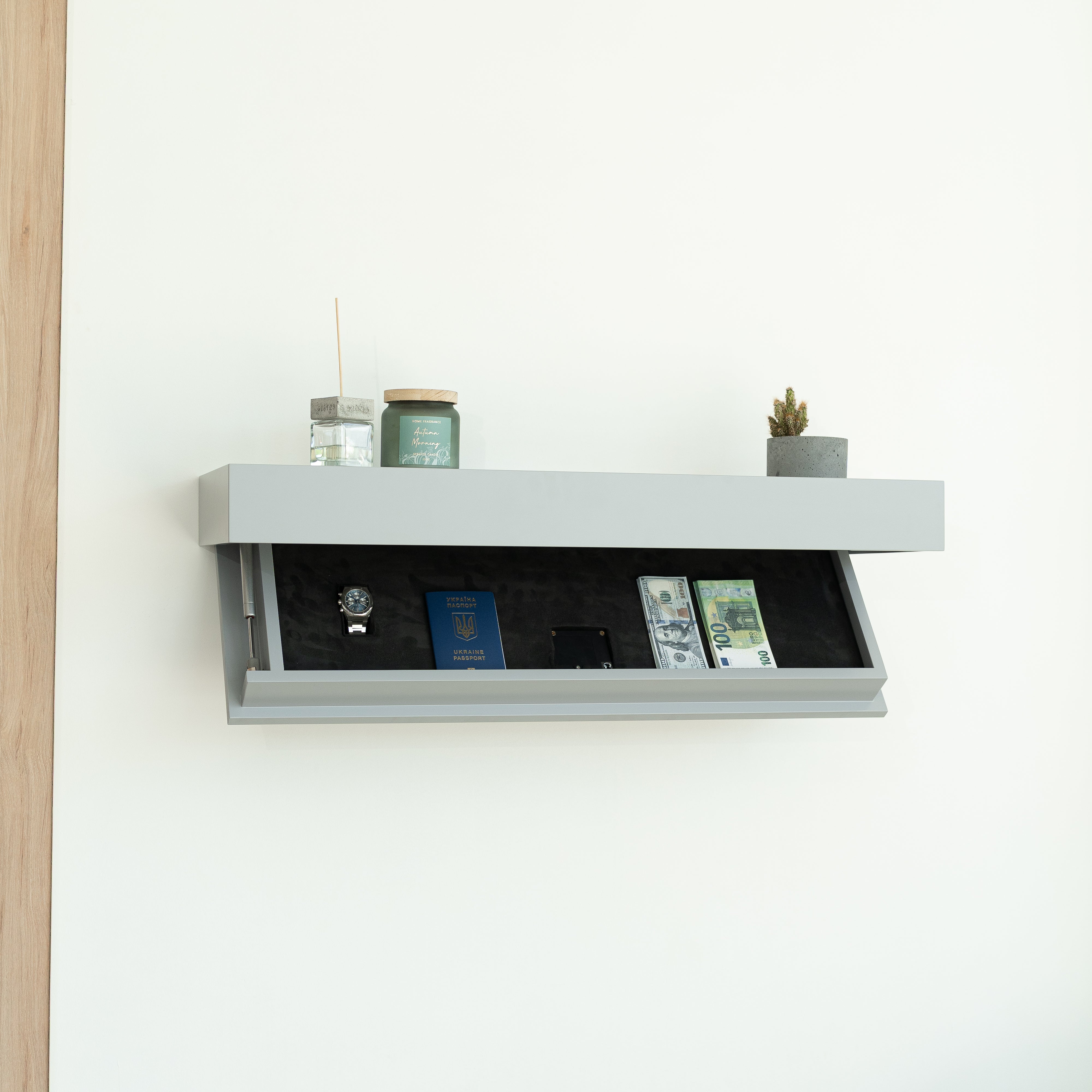 Hidden Wall-Mounted Safe Drawer