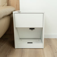 Nachttisch mit abschließbarem, verstecktem Stauraum B24