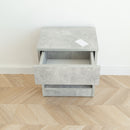Modern Nightstand with Locked Hidden Storage - Bright Studio