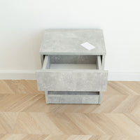 Modern Nightstand with Locked Hidden Storage - Bright Studio
