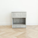 Modern Nightstand with Locked Hidden Storage - Bright Studio