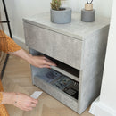 Modern Nightstand with Locked Hidden Storage - Bright Studio