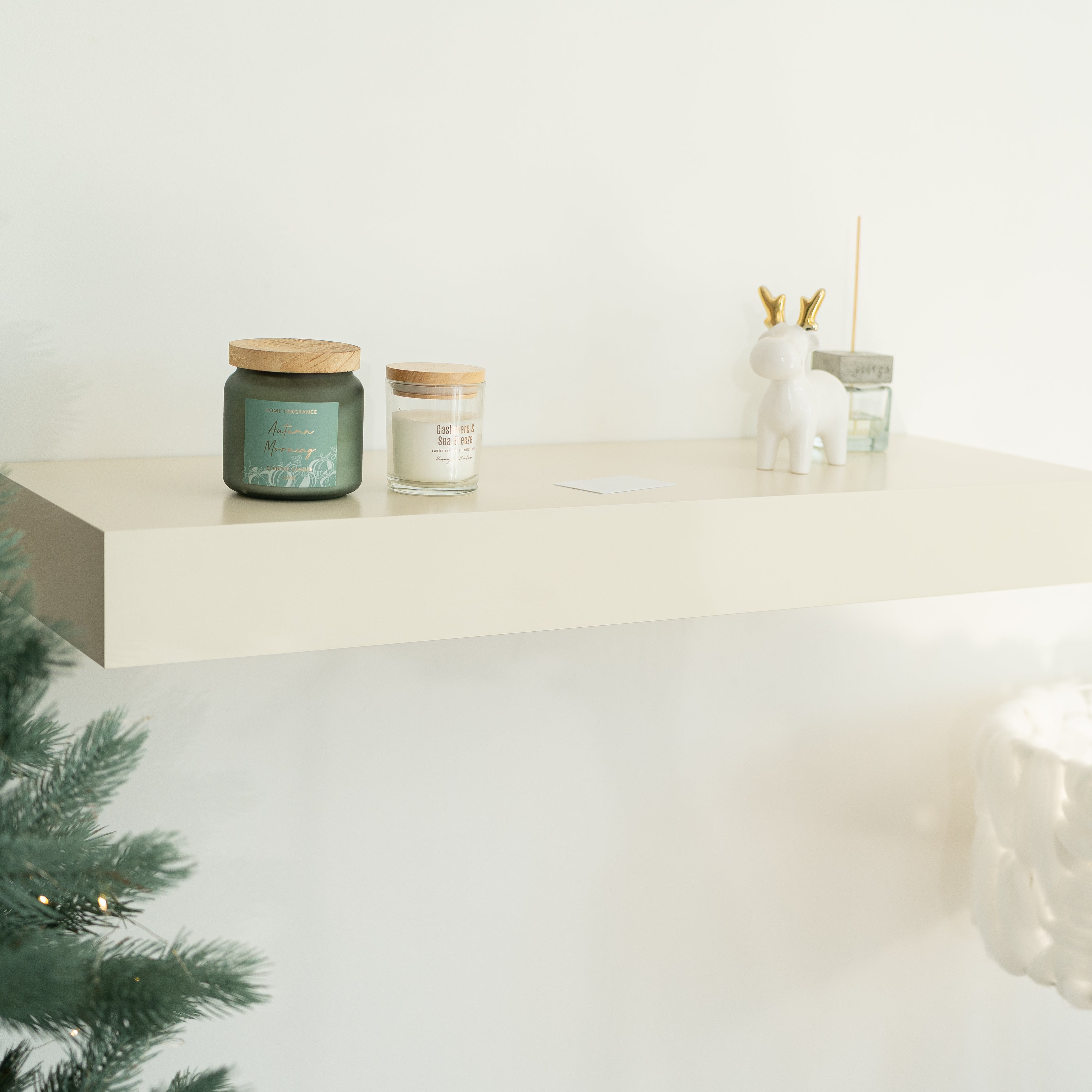 Hidden Wall-Mounted Safe Drawer - Pearl White