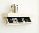 Stylish Wall Shelf with Built-In Safe
