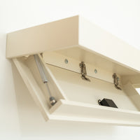 Hidden Wall-Mounted Safe Drawer - Pearl White