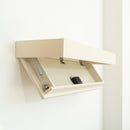 Stylish Wall Shelf with Built-In Safe
